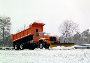 Ford F-Series Heil Dump Truck with Snowplow '1995